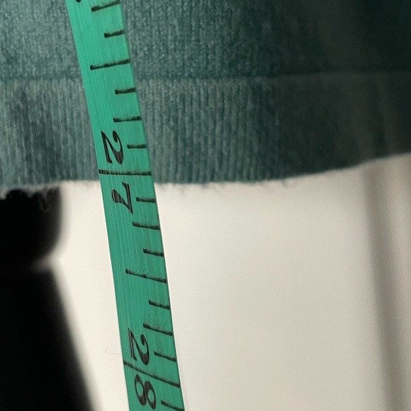 teal XL sweater with metal-look detail. Villa Milano pagoda blue - Picture 14 of 14